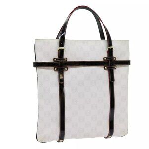 LOEWE Tote Bag PVC White Auth